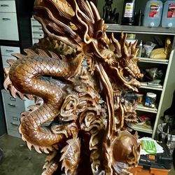 Huge Dragon Carving