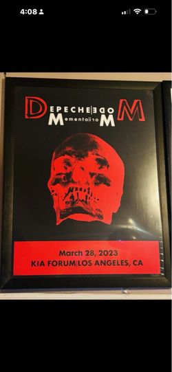 Depeche Mode memento Mori concert poster 1 of 500 made