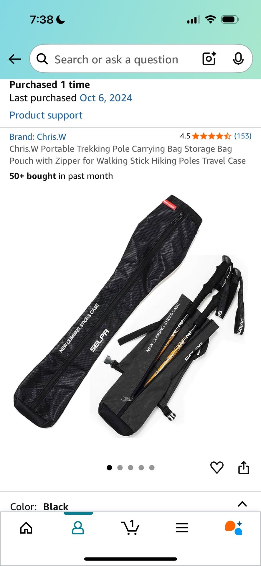 Climbing pole Case New