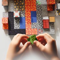 1pc Magnetic block building blocks, three-dimensional building assembly WarNichi holiday gifts