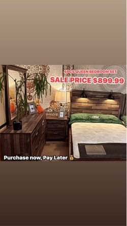 4pcs Queen Bedroom set