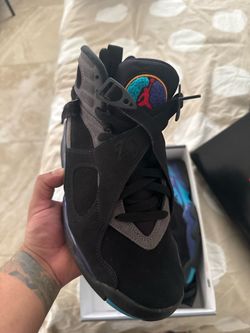 Air Jordan 8 Retro Aqua Sneakers