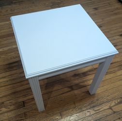 White Solid Wood Table