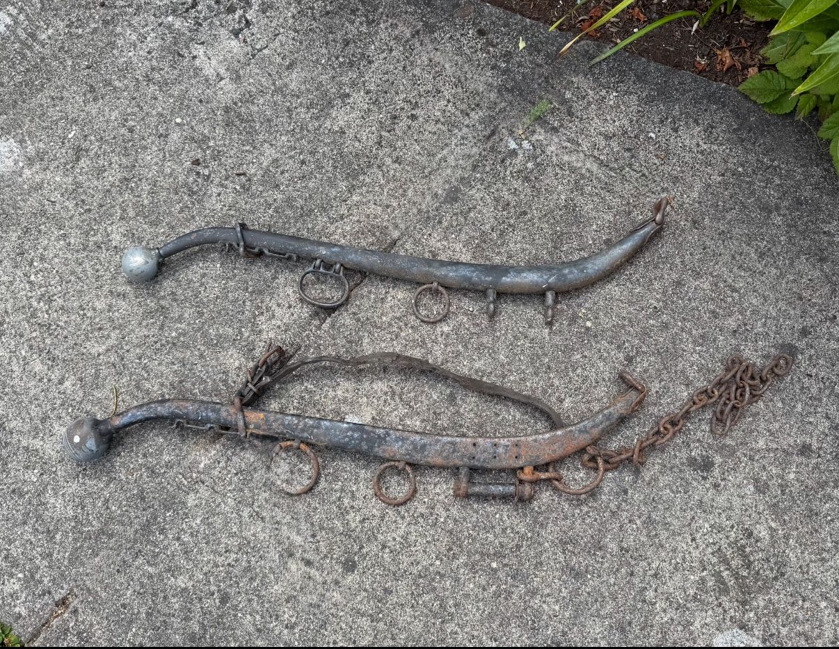 Antique Steel Horse Hames / Horse Collar