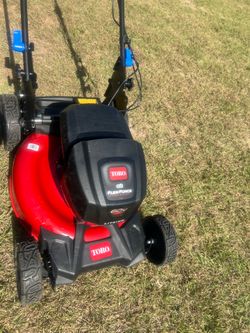 Toro 60v Lawnmower battery included /no charger