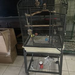 Parrot Bird Cage / Stand 