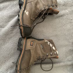 Timberland Men's Pro 8" Composite Toe WP Logger Work Boot A29G9