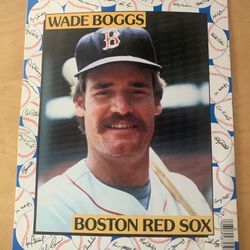 1991 Wade Boggs Red Sox School Folder