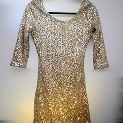 New with tags gold sequins dress NWT Forever 21