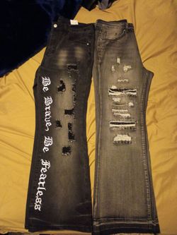 Flared jeans