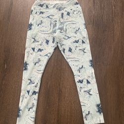 Girls Teal Silver Leggings Size 10/12 By Avia #4