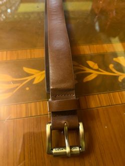 MICHAEL KORS Leather Belt brown