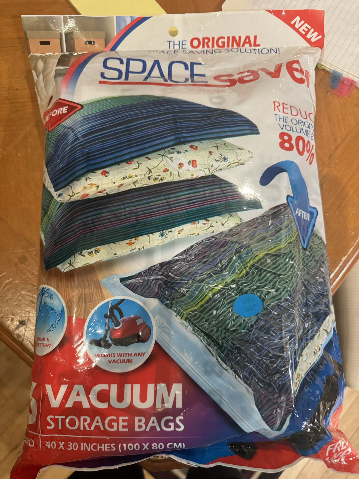Space Saver 6 Jumbo vacuum storage bags