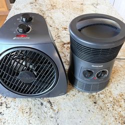 Bionaire Electric Heater + Honeywell 360 Degree Surround Heater