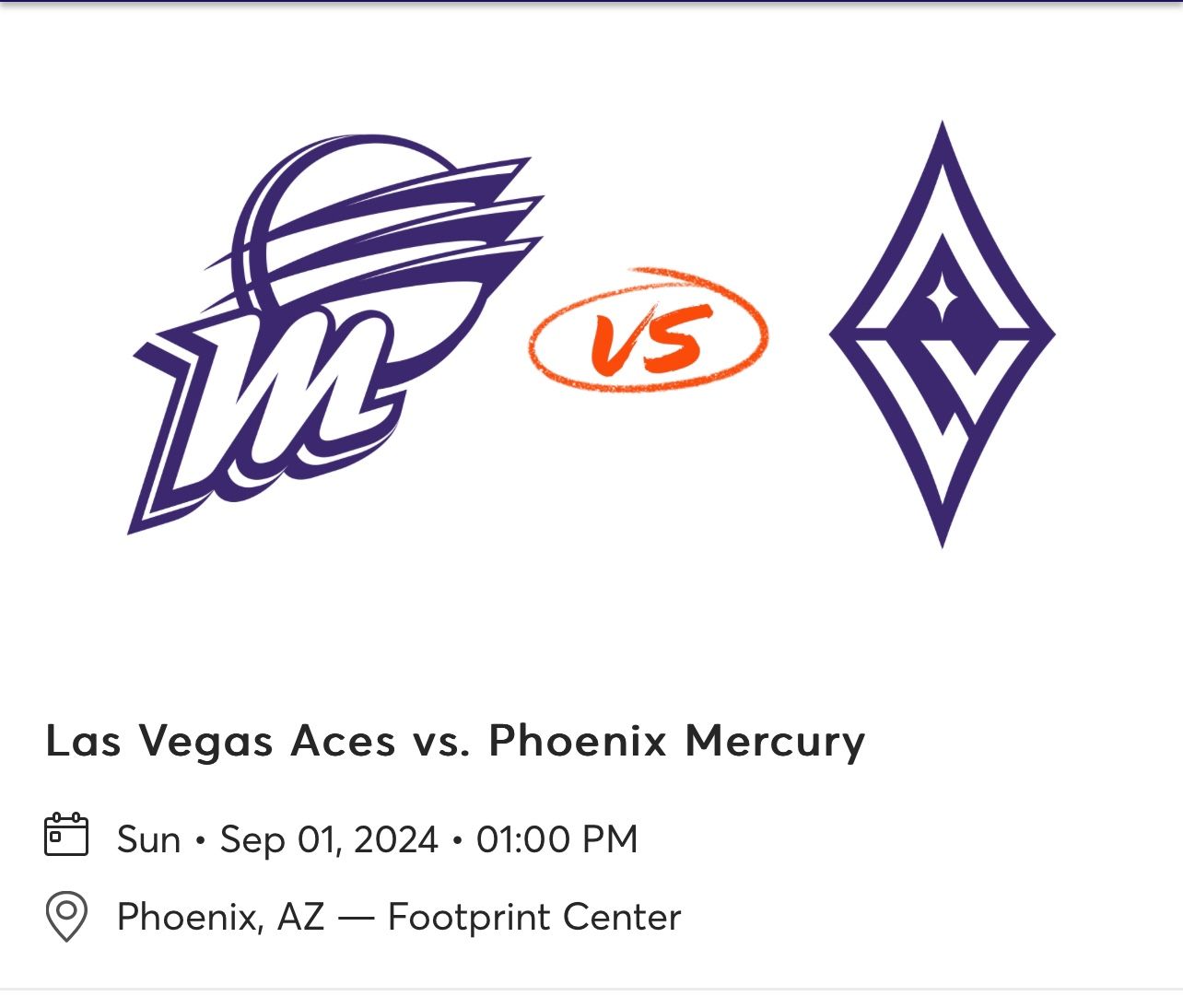 Mercury Vs Aces
