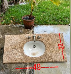 Granite Bathroom vanity in perfect conditions