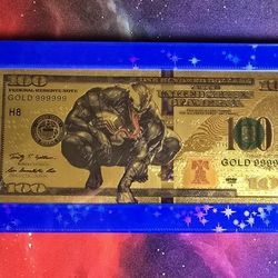 24k Framed Gold Foil Notes