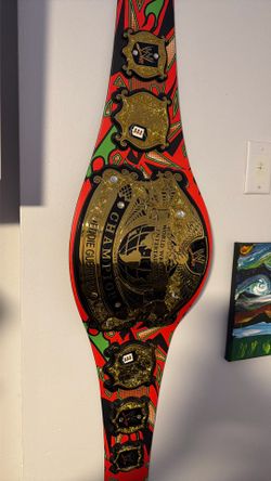 Authentic championship belt