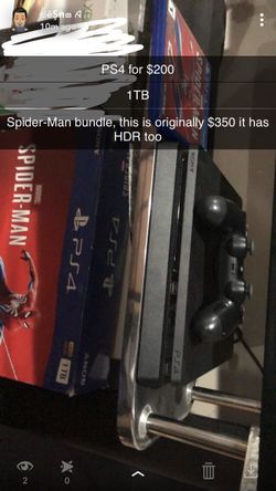 PS4 1TB Spider-Man bundle