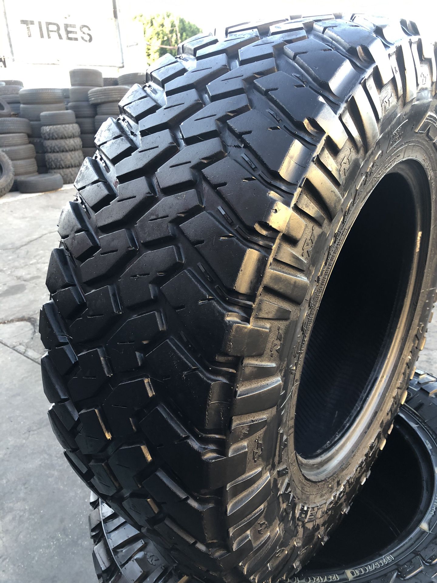295/70R18 Nitto M/T tires (4 for $400)