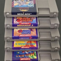 Mega Man 1–6 Original Nintendo NES Collection  Clean & Tested! 