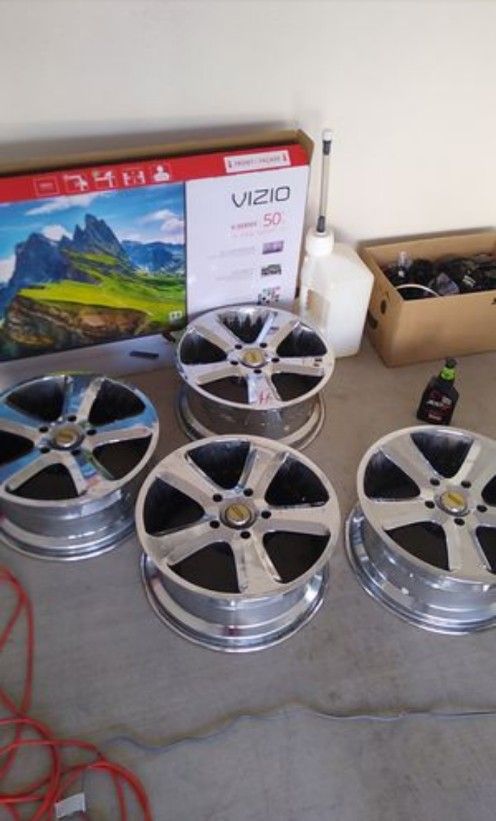 20" inch Chrome Rims $220 for the whole set