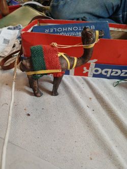 Vintage Leather Sewn Camel