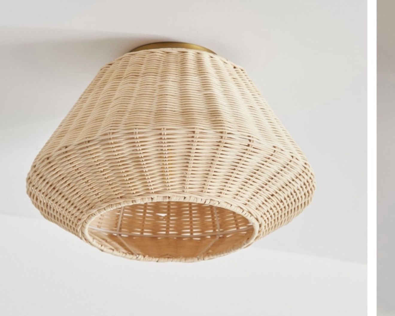 Woven Ceiling Light Shade