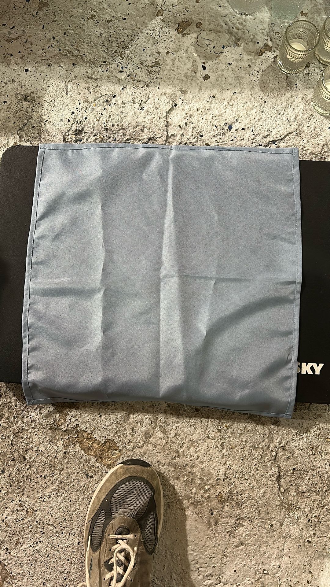 Dusty Blue Square Napkins