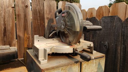 2 Miter Saws with Dust Bags. $150 firm. Pickup in Oakdale