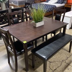 Table 4 Chairs And Bench 
