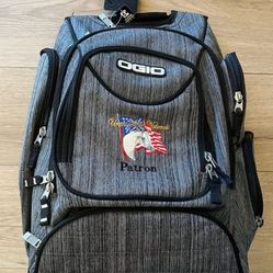 New OGIO Metro Patriot Grey black Backpack 8 External Pockets Audio Tech Laptop