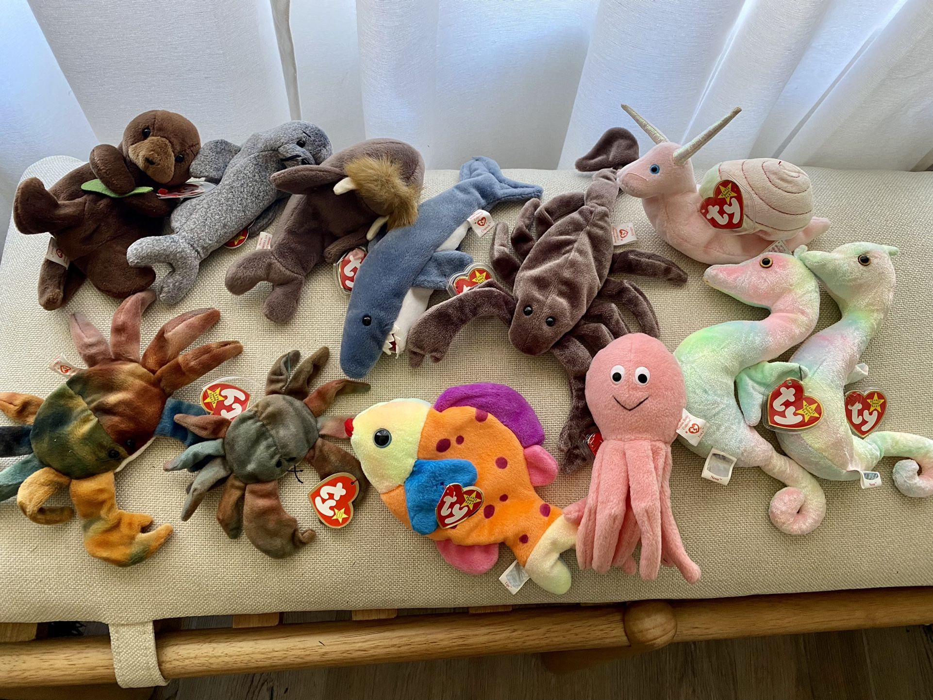 Original Beanie Babies - Sea Creatures