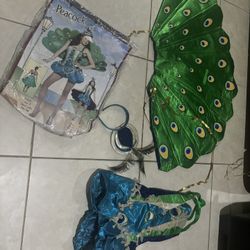 Peacock Halloween costume Teen 13/16