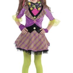 Mad Hatter Costume Child M(8-10) And L(12-14)