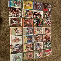 28 Jerry Rice Football Cards San Francisco 49ers, Raiders Legend HOF 