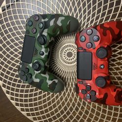 2 Ps4 Camouflage Controllers 