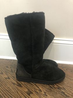 BLACK UGGS WOMENS SIZE 6