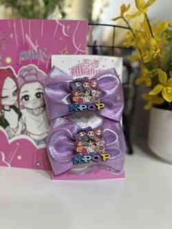 Par De Moño Con Shaker / K Pop Demon Hunters Bows 