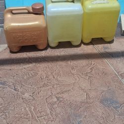 3 Chlorine jugs empty pool spa  chemical  containers empty for refill