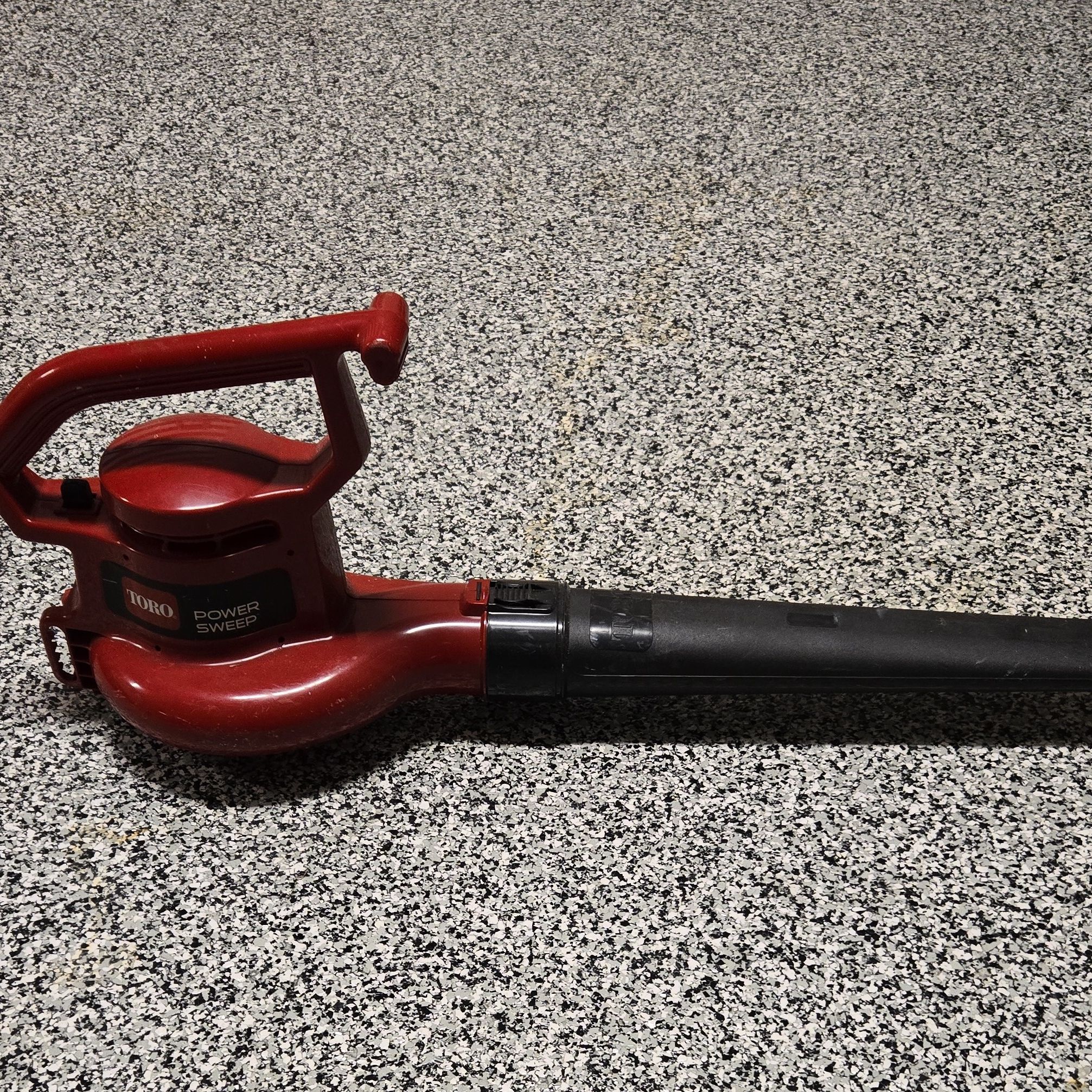 Red Toro Power Sweep Electric Leaf Blower
