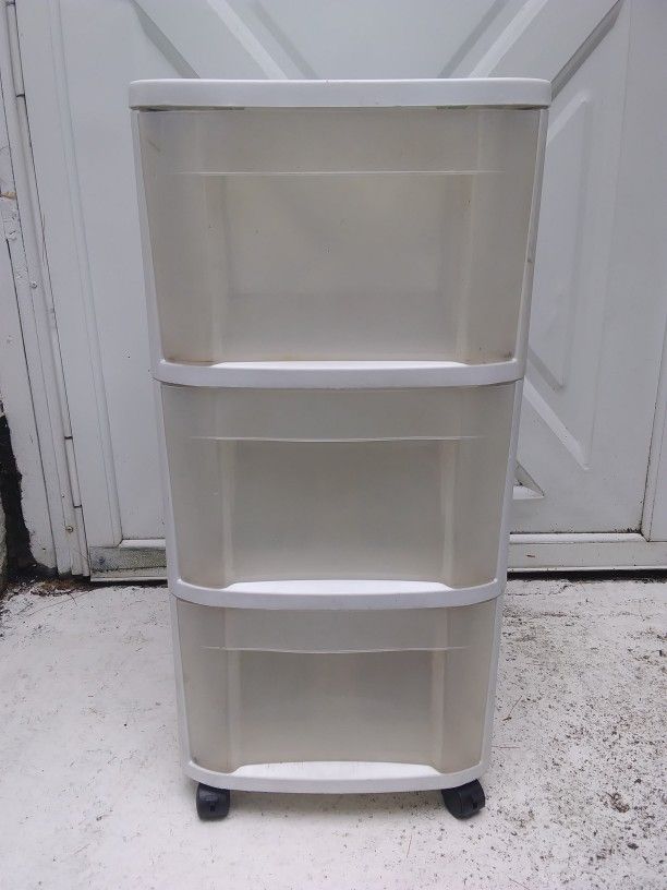 Sterilite 3 Drawer Rolling Storage
