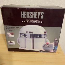 HERSHEY'S DUAL SINGLE-SERVE ICE CREAM MACHINE