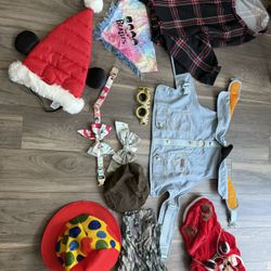 DOG DESIGNER CLOTHES BUNDLE
