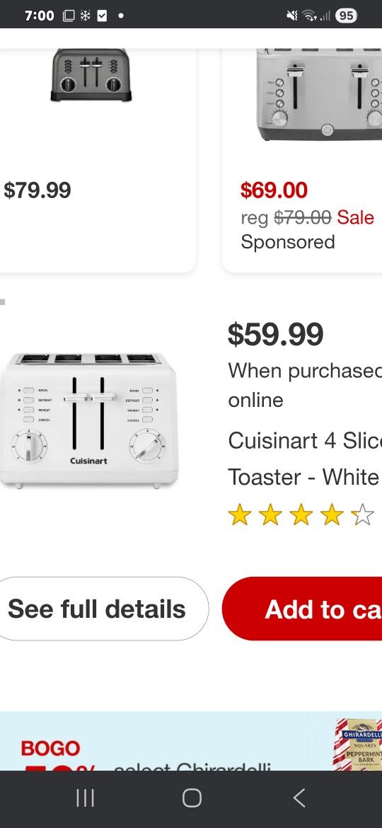 New Toster Wrong Color