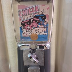 VINTAGE CHICLE TABS GUM VENDING MACHINE