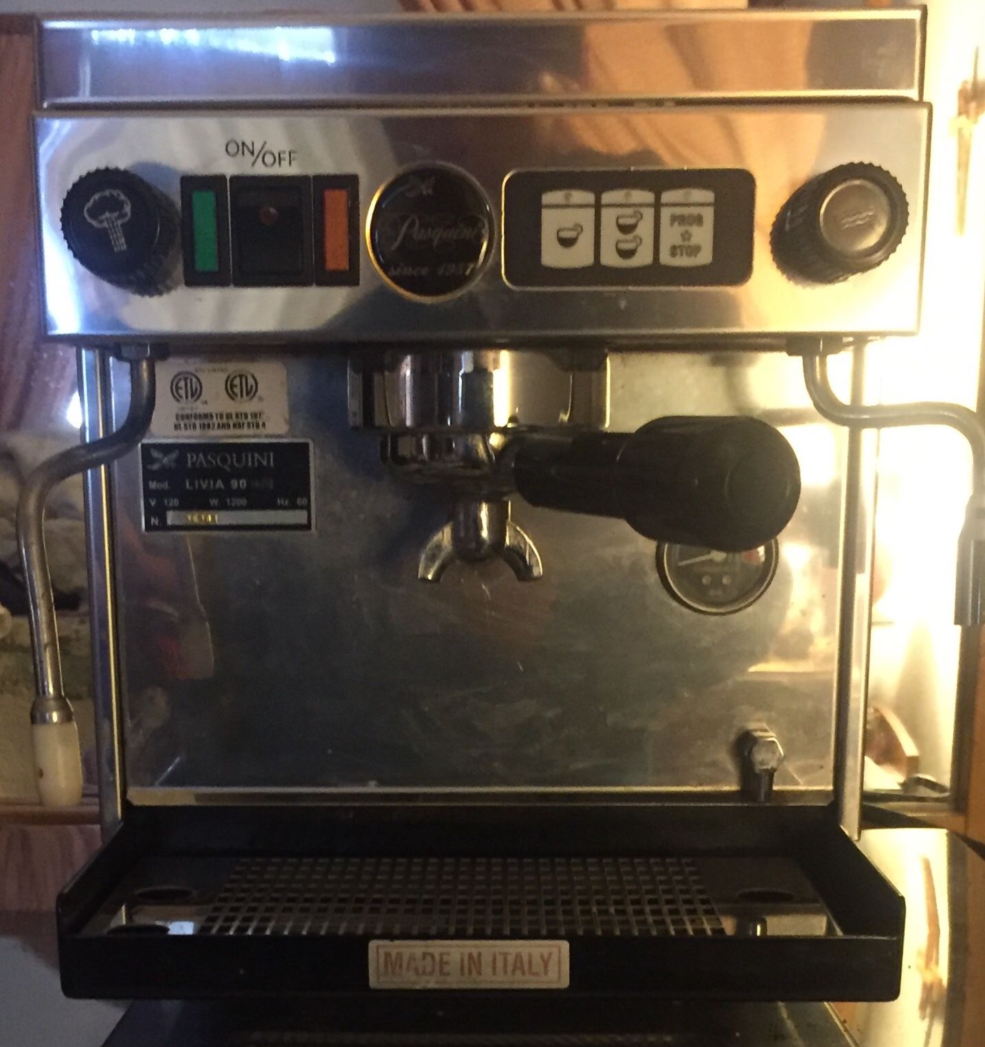 Pasquini livia 90 espresso machine