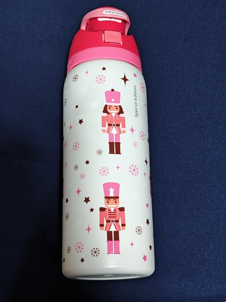 Owala Free Sip 32oz Christmas Holiday Nutcracker Water Bottle New Without Box
