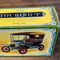 Avon Touring T after shave decanter  Vintage May 1978 Contains Everest 6 fl oz 