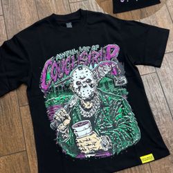 Awful Lot Of Cough Syrup Jason Tee Size S